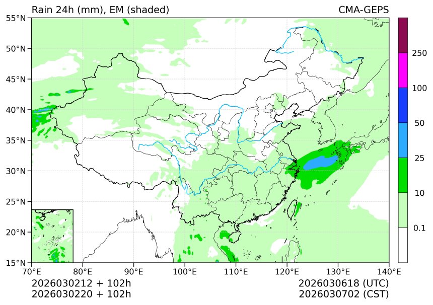 03/02 20时 +102小时