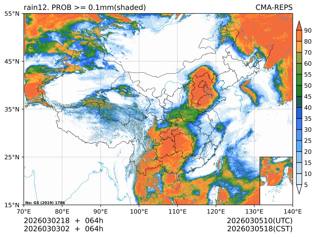 03/03 02时 +064小时