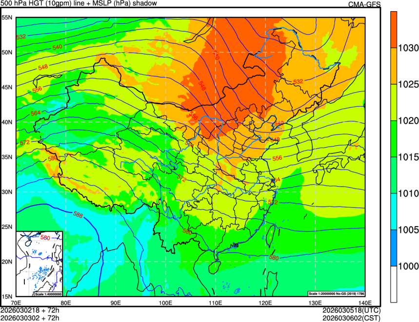 03/02 18时 +072小时