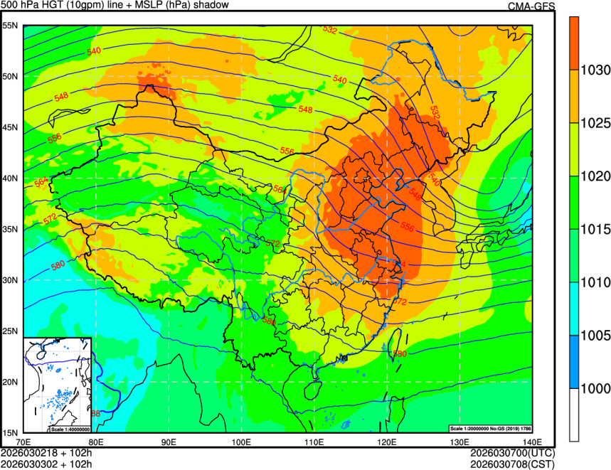 03/02 18时 +102小时