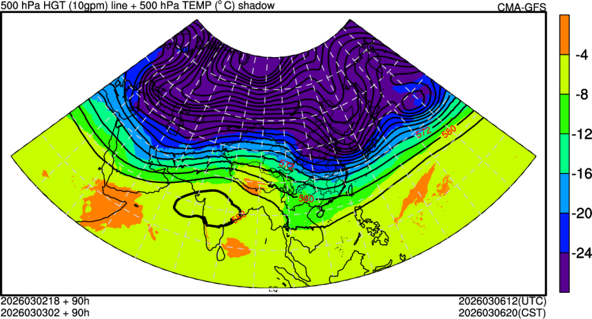 03/02 18时 +090小时