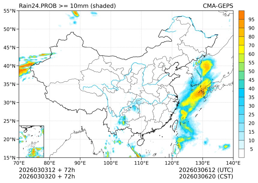 03/03 20时 +072小时