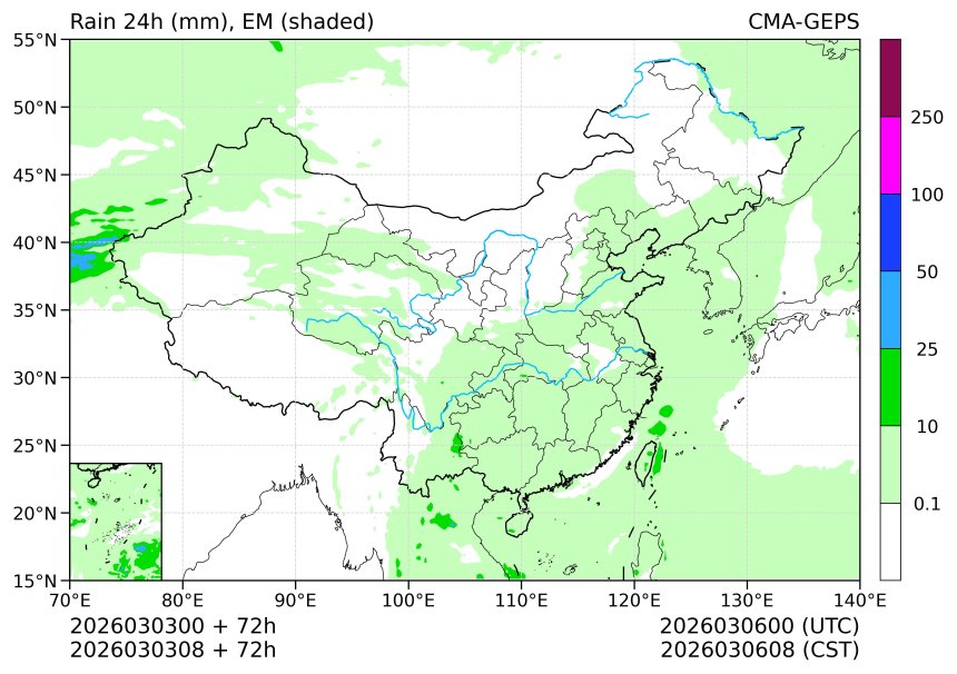 03/03 08时 +072小时
