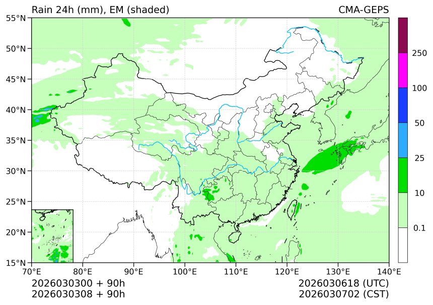 03/03 08时 +090小时