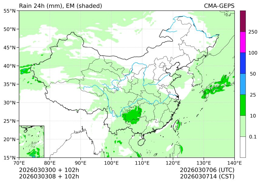 03/03 08时 +102小时