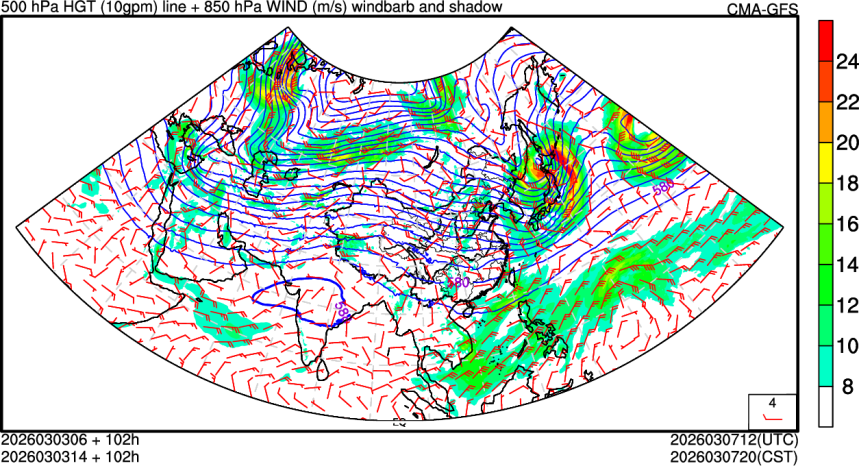 03/03 06时 +102小时