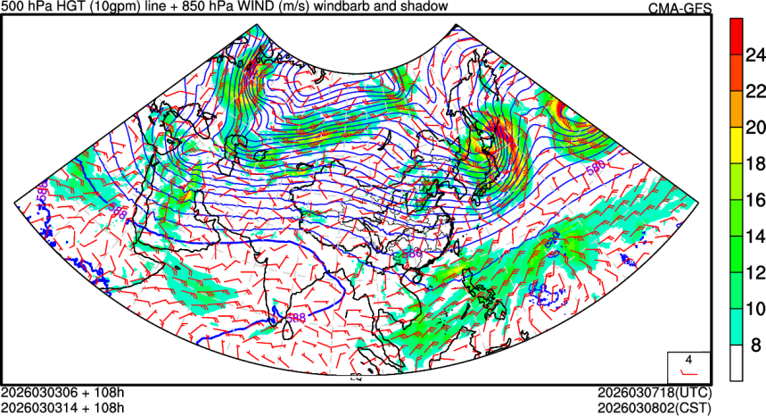 03/03 06时 +108小时