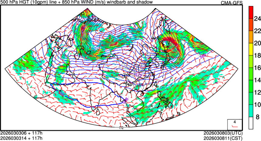 03/03 06时 +117小时