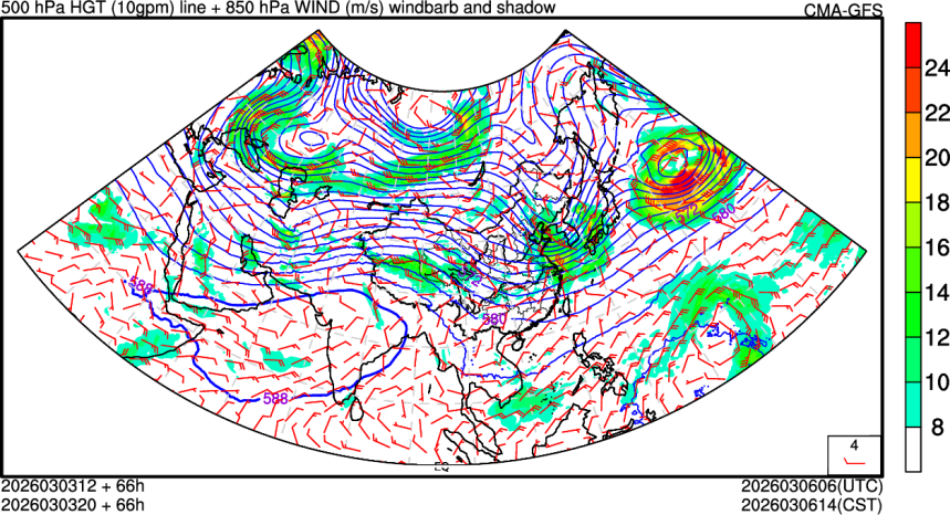03/03 12时 +066小时