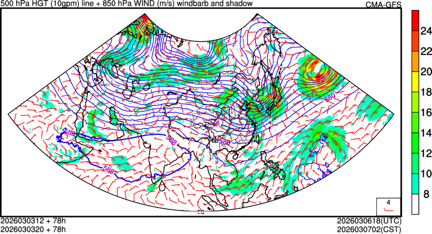 03/03 12时 +078小时