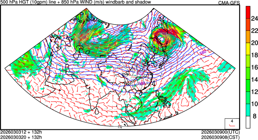 03/03 12时 +132小时