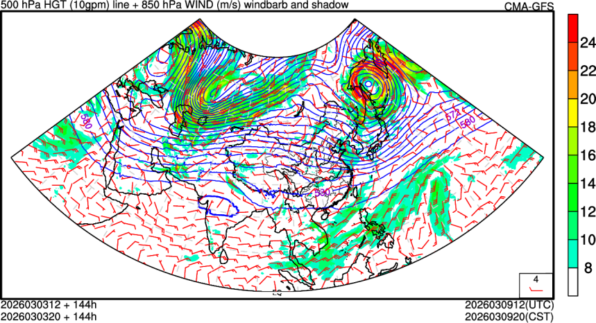 03/03 12时 +144小时