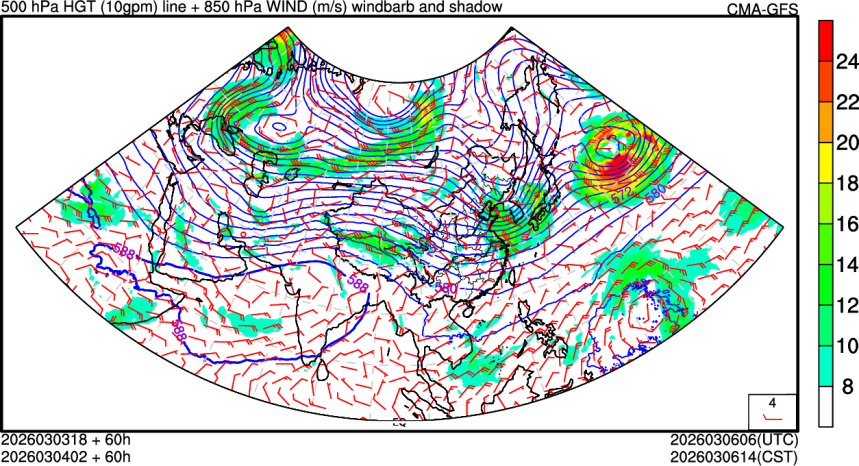 03/03 18时 +060小时