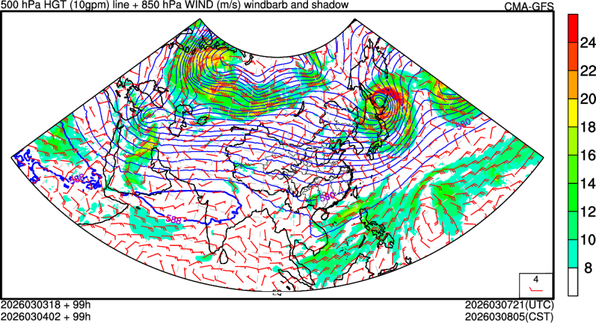 03/03 18时 +099小时