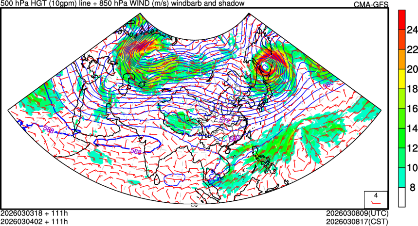 03/03 18时 +111小时