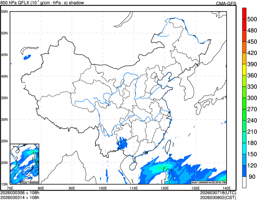 03/03 06时 +108小时