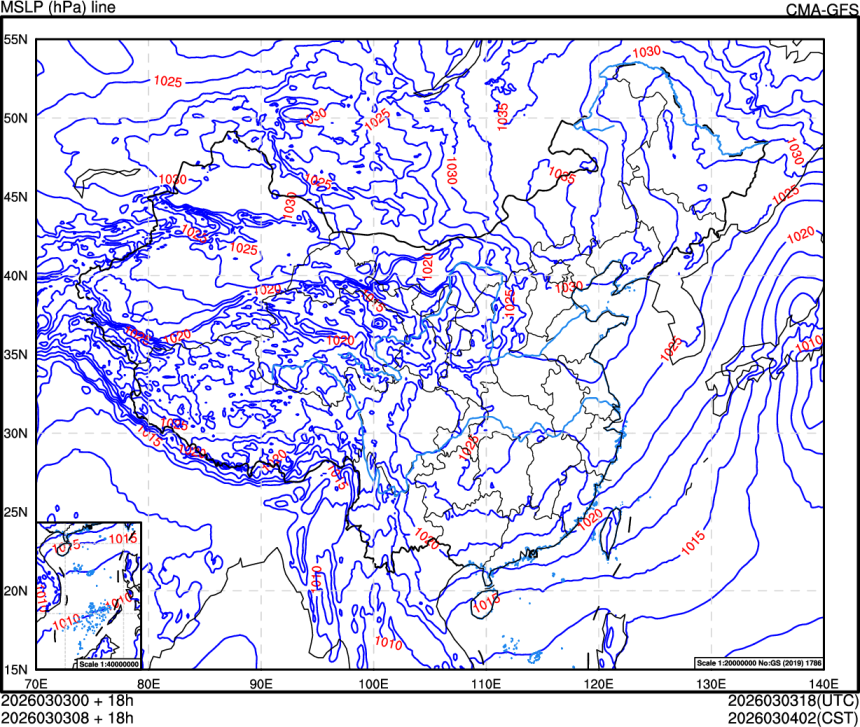 03/03 00时 +018小时
