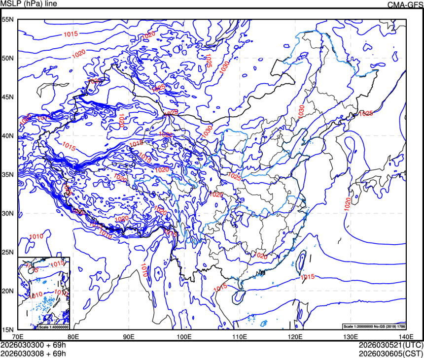 03/03 00时 +069小时