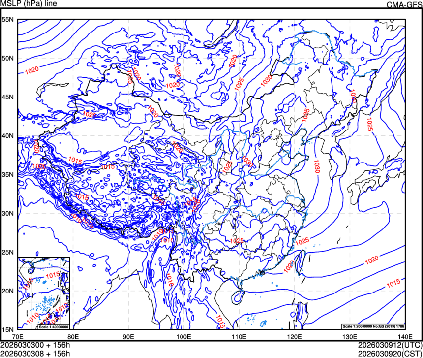 03/03 00时 +156小时