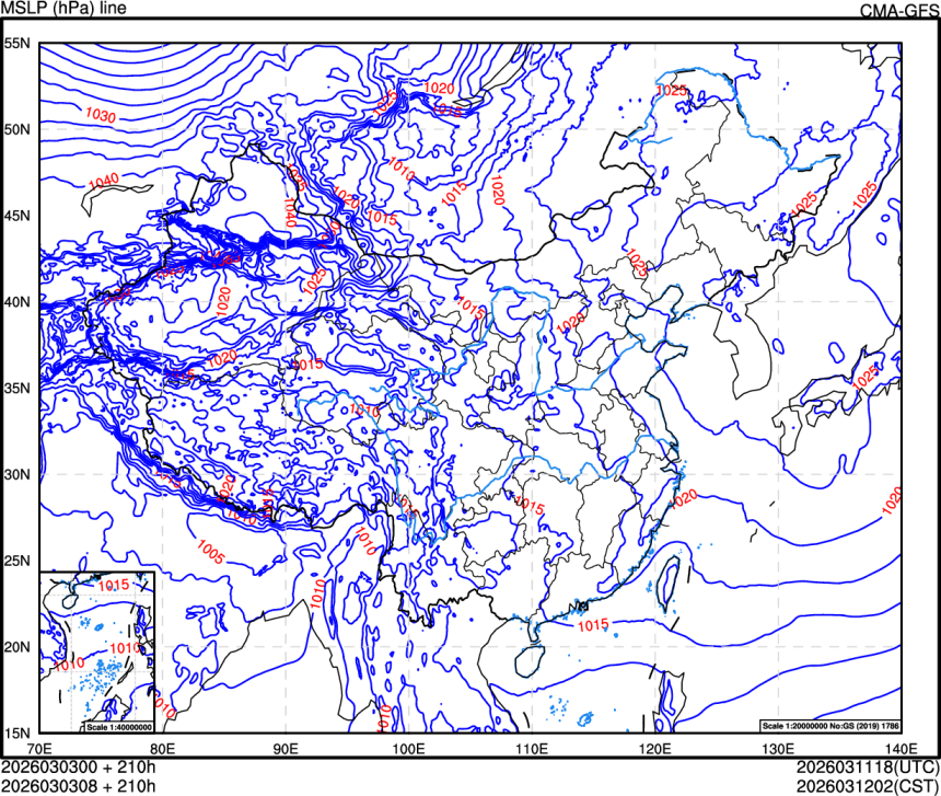 03/03 00时 +210小时