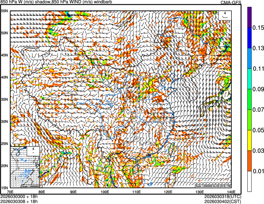 03/03 00时 +018小时