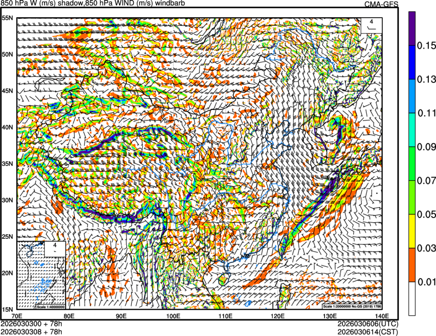 03/03 00时 +078小时