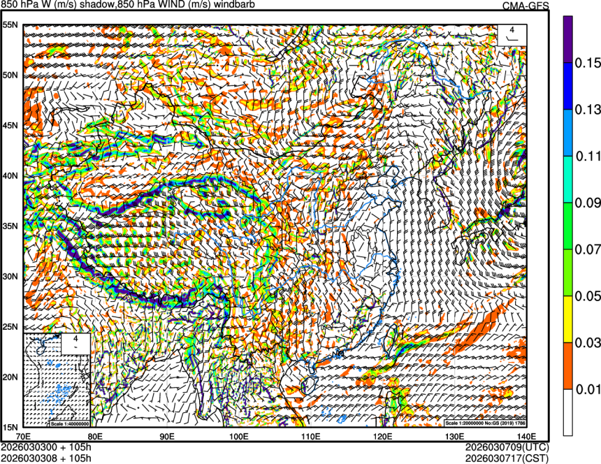 03/03 00时 +105小时