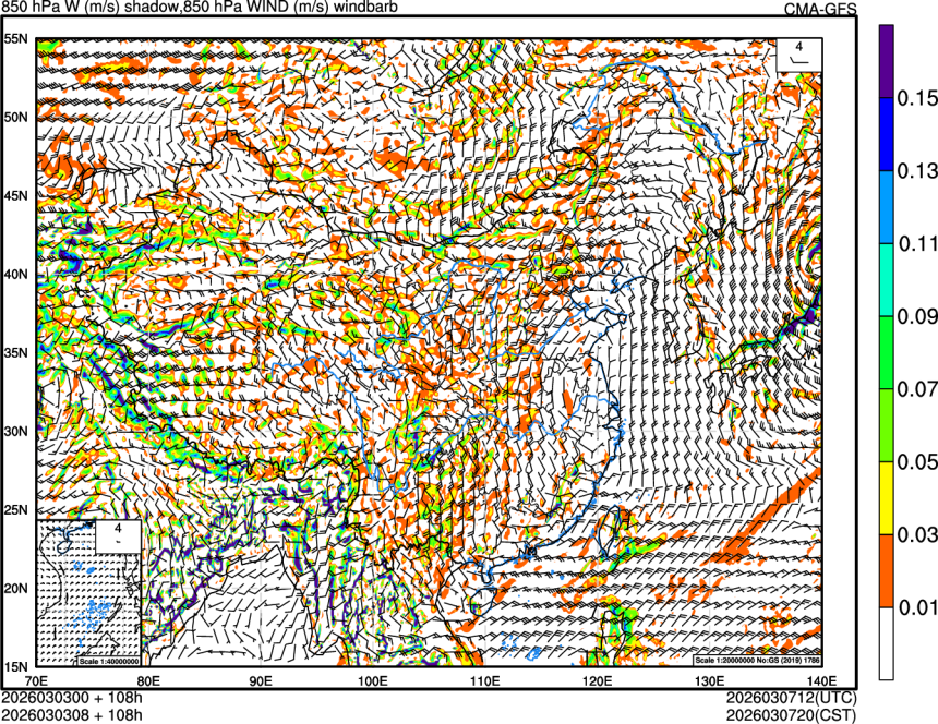 03/03 00时 +108小时