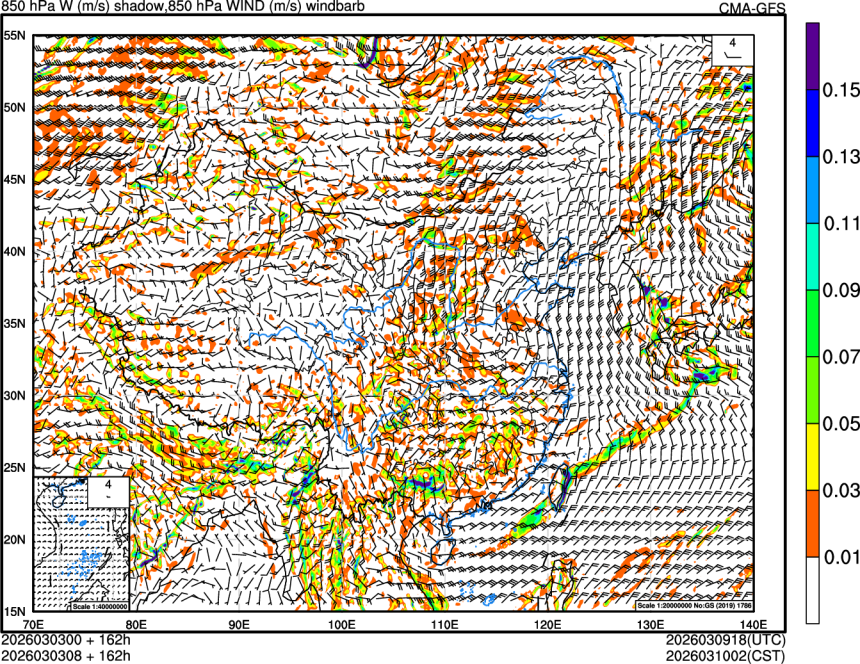 03/03 00时 +162小时