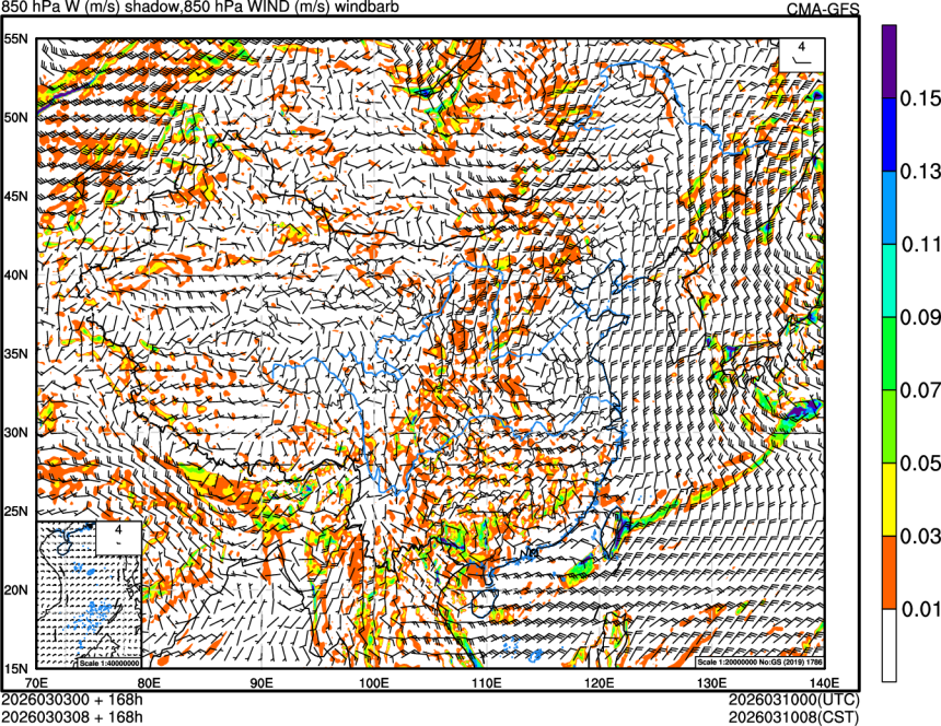 03/03 00时 +168小时