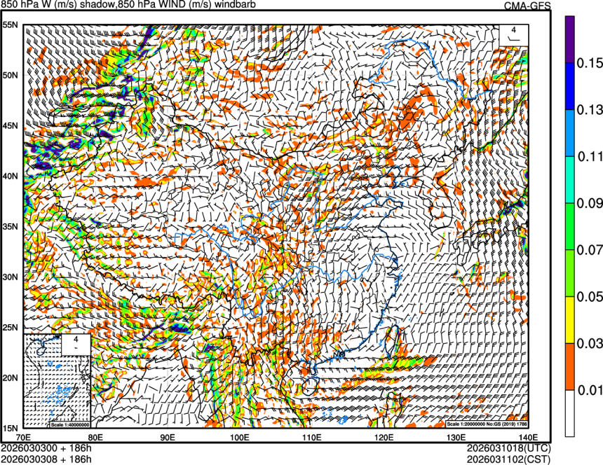 03/03 00时 +186小时