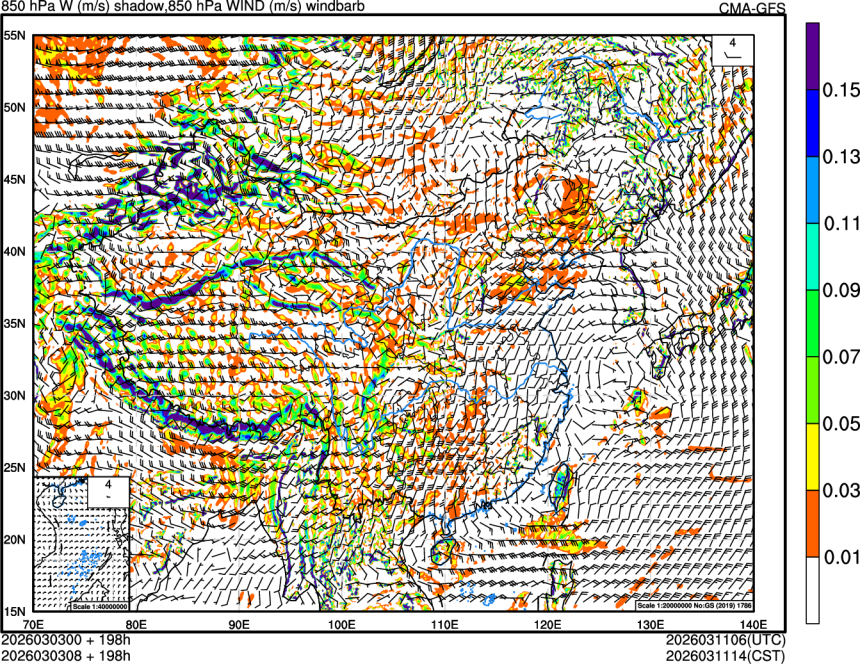 03/03 00时 +198小时