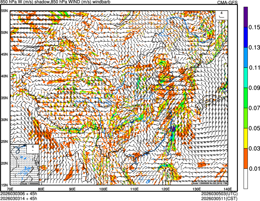 03/03 06时 +045小时