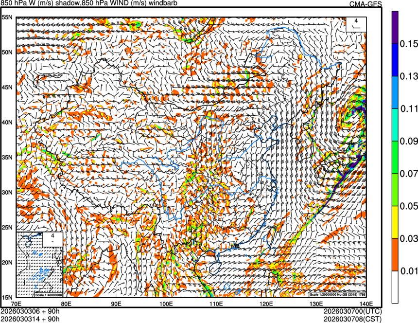 03/03 06时 +090小时