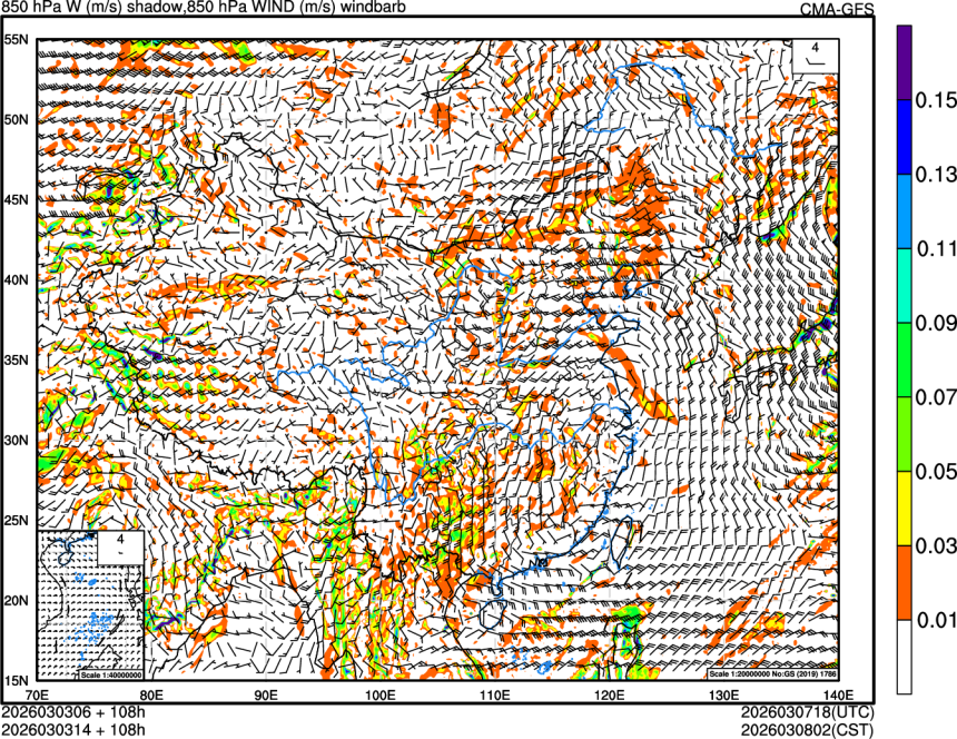 03/03 06时 +108小时