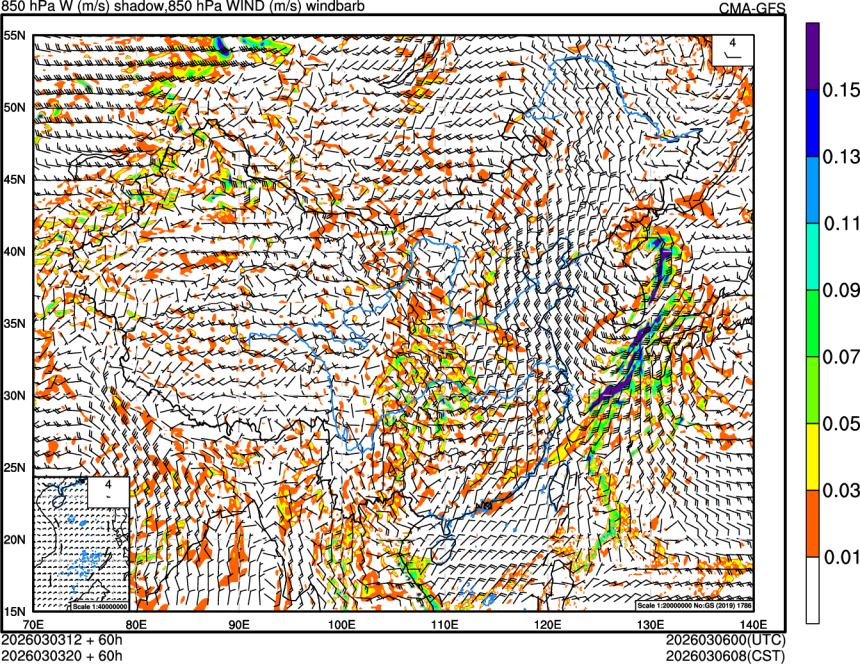 03/03 12时 +060小时