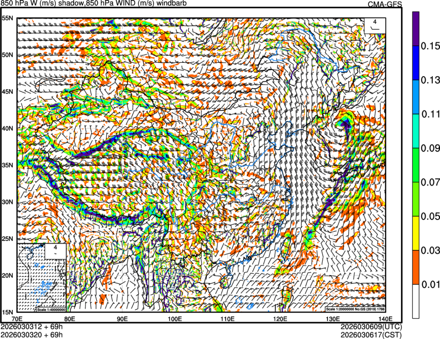 03/03 12时 +069小时
