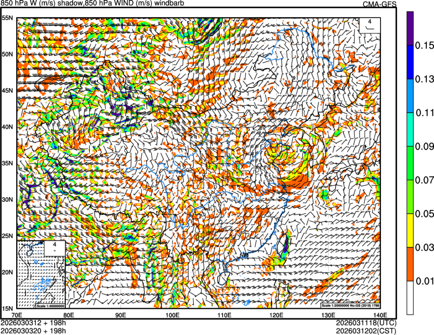 03/03 12时 +198小时