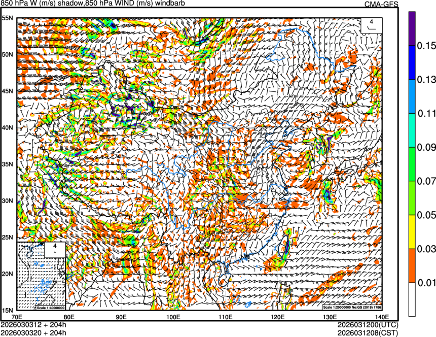 03/03 12时 +204小时