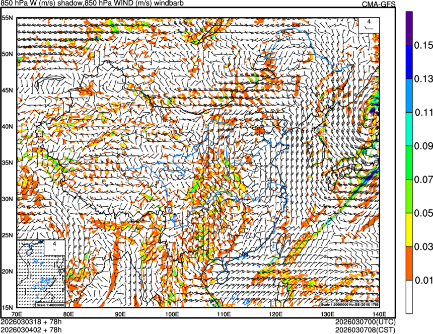03/03 18时 +078小时