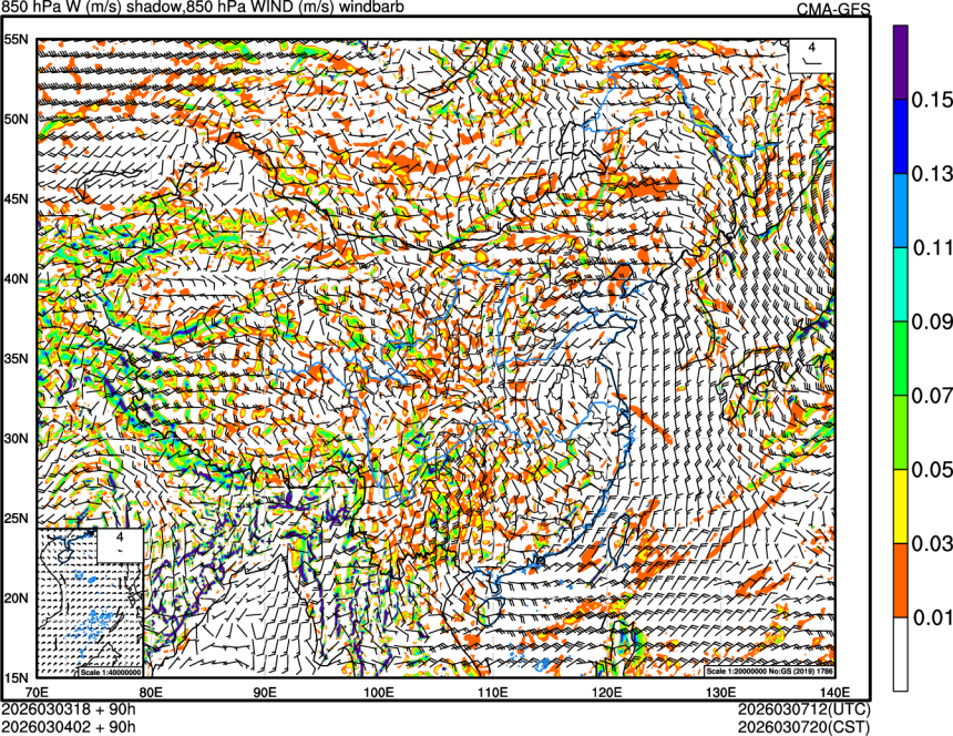 03/03 18时 +090小时