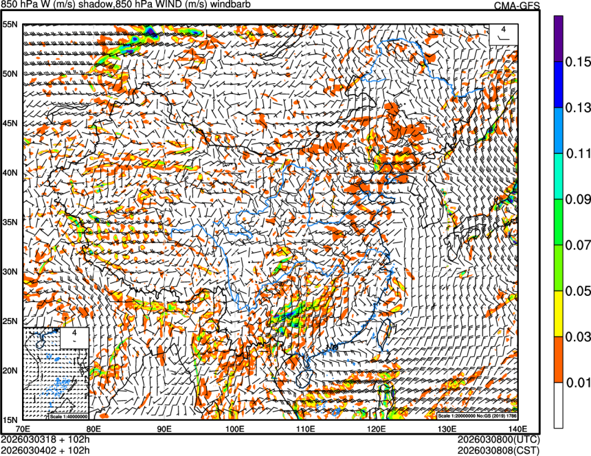 03/03 18时 +102小时