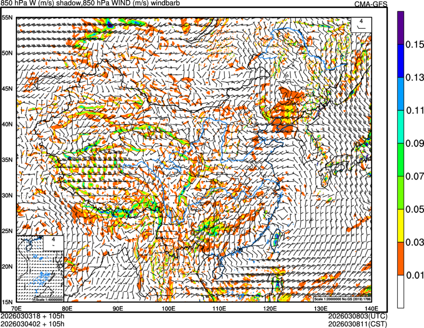 03/03 18时 +105小时