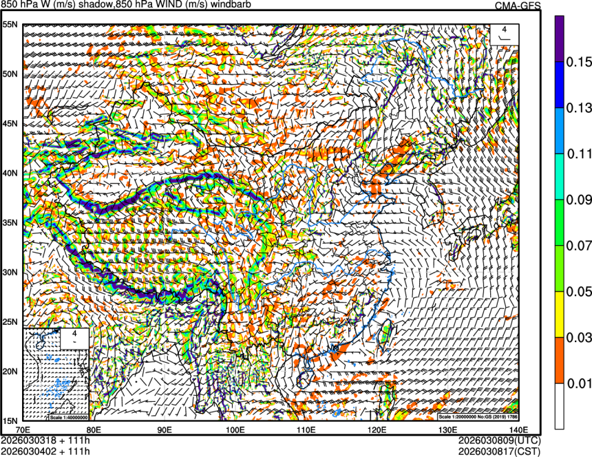 03/03 18时 +111小时