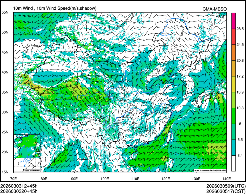 03/03 20时 +045小时