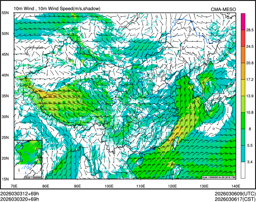 03/03 20时 +069小时