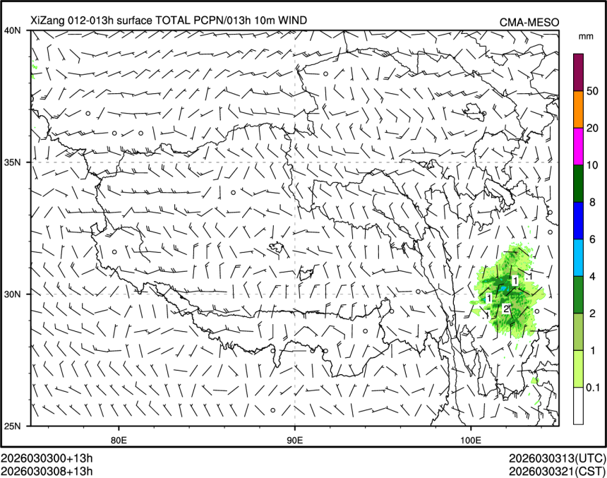 03/03 08时 +013小时