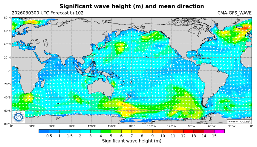 03/03 08时 +102小时