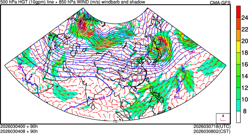 03/04 00时 +090小时