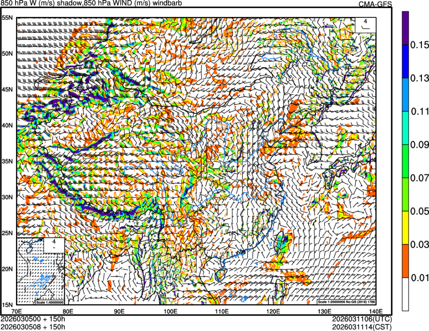 03/05 00时 +150小时